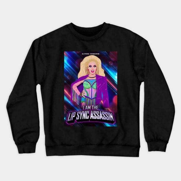 Alyssa Edwards from RuPaul's Drag Race Crewneck Sweatshirt by dragover